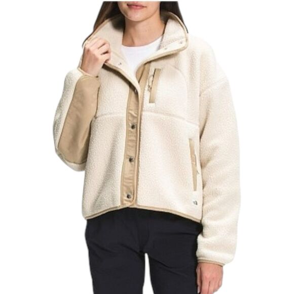 The North Face Cragmont Sherpa Jacket • XXL • Cozy Beige Ski-Ready Snap Front - Picture 16 of 16